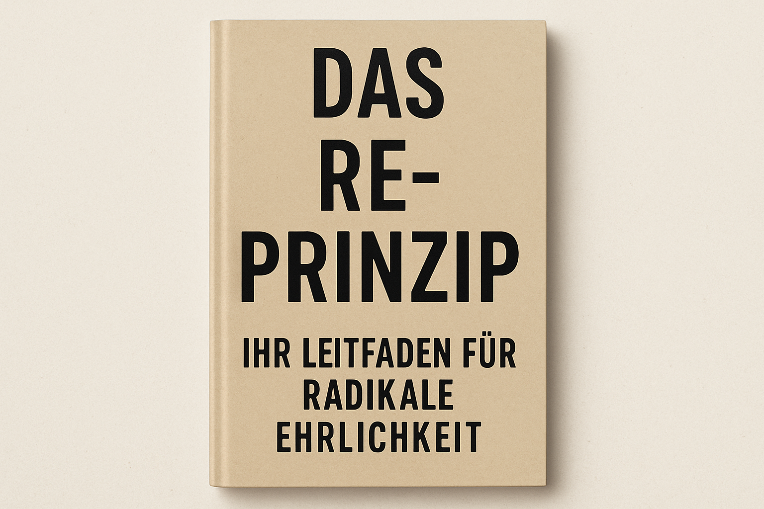 Buch zum RE-Prinzip – Ihr Leitfaden für radikale Ehrlichkeit